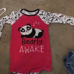 Bearly awake pajamas